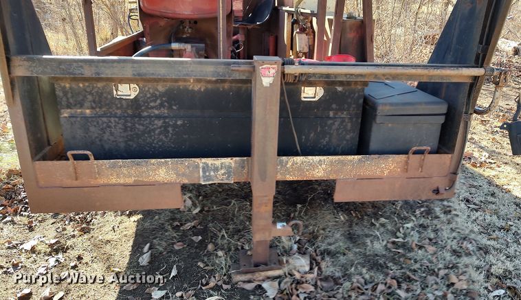 image for item LK9380 Shop built  equipment trailer