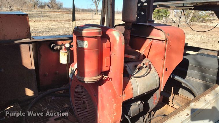 image for item LK9380 Shop built  equipment trailer