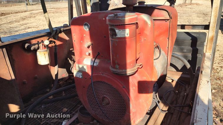 image for item LK9380 Shop built  equipment trailer