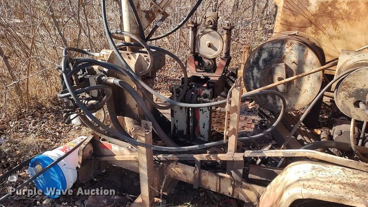 image for item LK9380 Shop built  equipment trailer