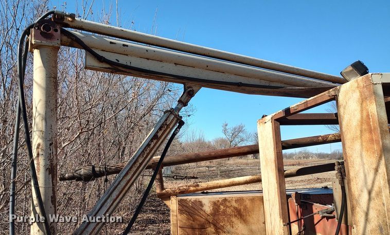 image for item LK9380 Shop built  equipment trailer