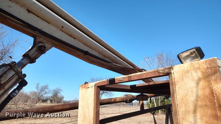 image for item LK9380 Shop built  equipment trailer