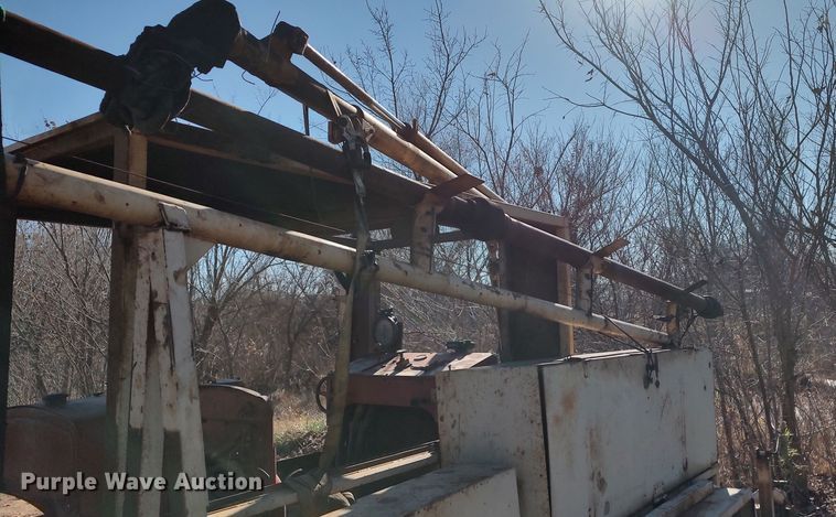 image for item LK9380 Shop built  equipment trailer