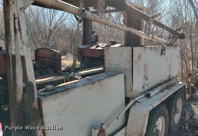 image for item LK9380 Shop built  equipment trailer