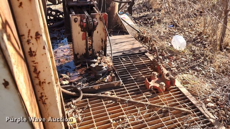 image for item LK9380 Shop built  equipment trailer