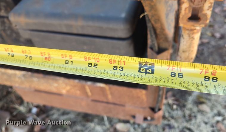 image for item LK9380 Shop built  equipment trailer