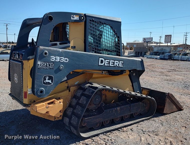 image for item LK9385 2010 John Deere 333D  tracked skid steer loader