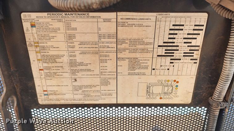 image for item LK9385 2010 John Deere 333D  tracked skid steer loader
