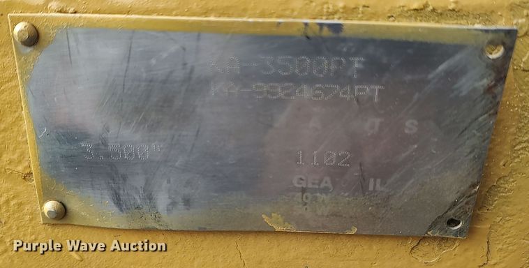 image for item LK9416 Kerr KA-3500  102 BHP triplex plunger pump