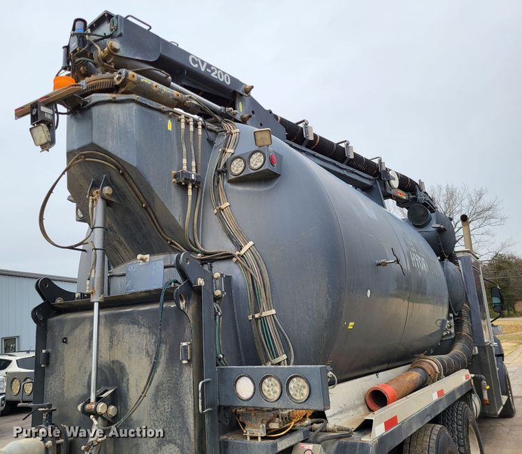image for item LR9092 2014 Caterpillar CT660 tri-drive hydrovac truck