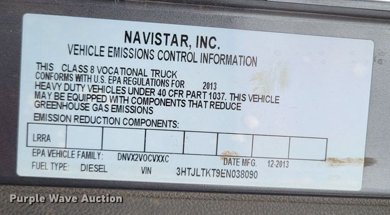 image for item LR9092 2014 Caterpillar CT660 tri-drive hydrovac truck