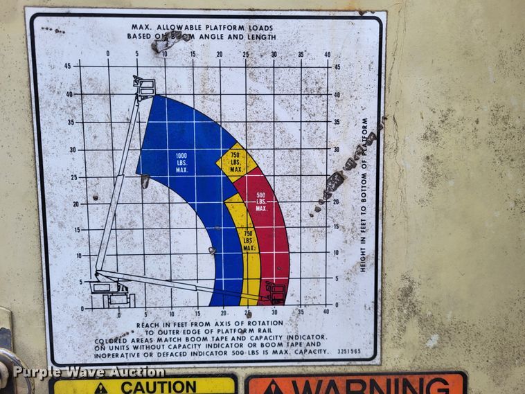 image for item LR9133 1994 JLG 40H  boom lift