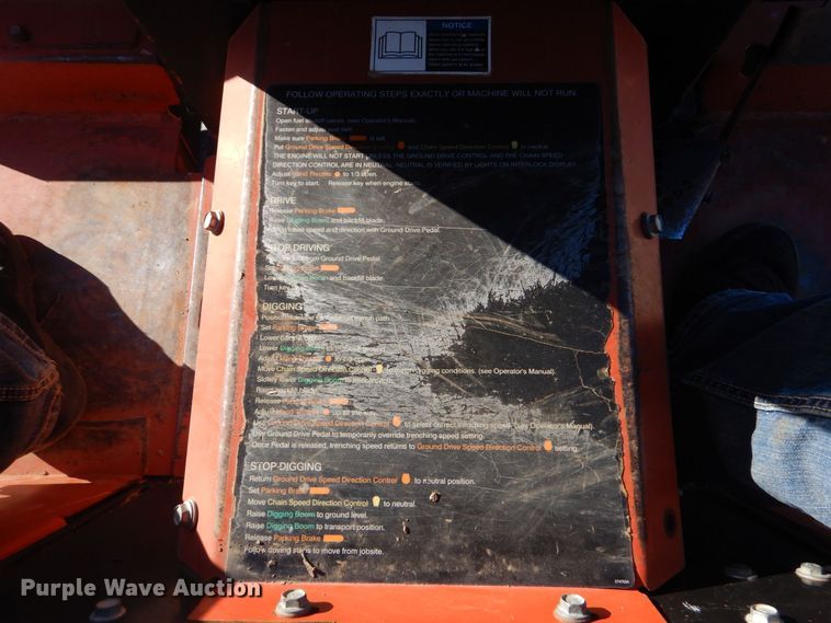 image for item LT9003 2008 Ditch Witch RT40  trencher