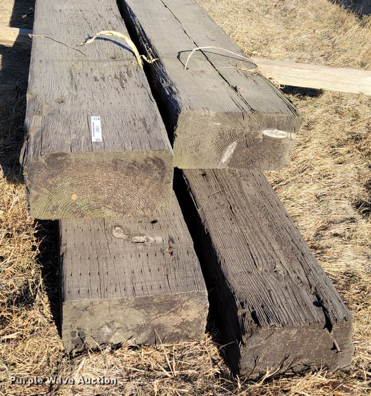 image for item LY9821 (4) bridge timbers