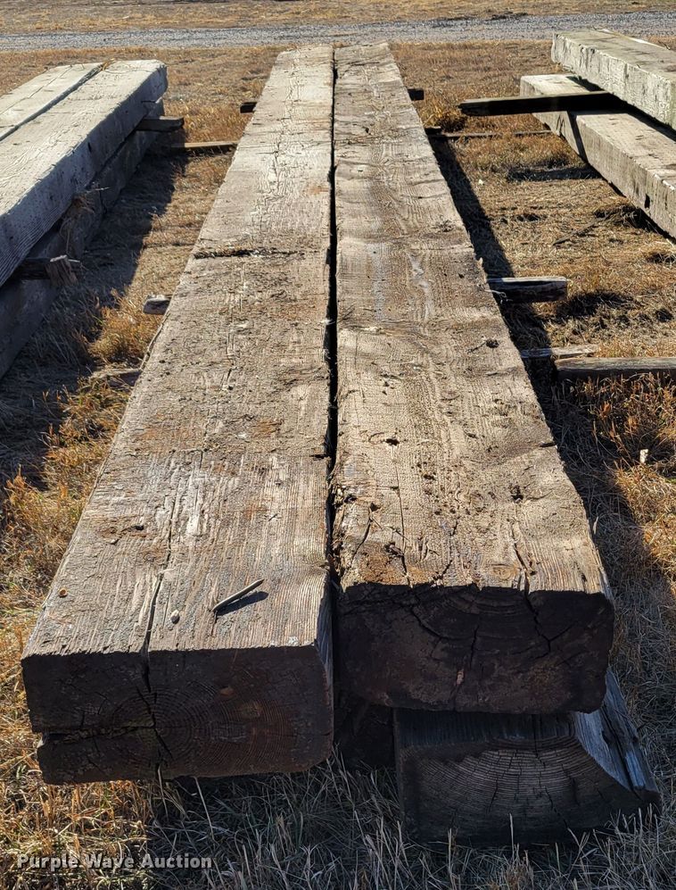 image for item LY9822 (4) bridge timbers