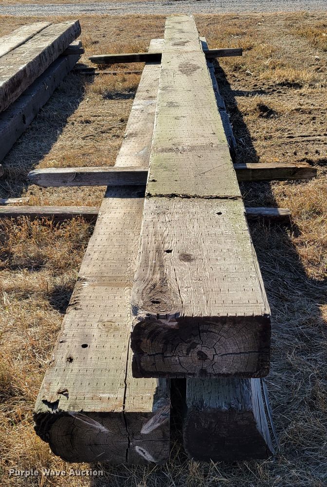 image for item LY9823 (3) bridge timbers