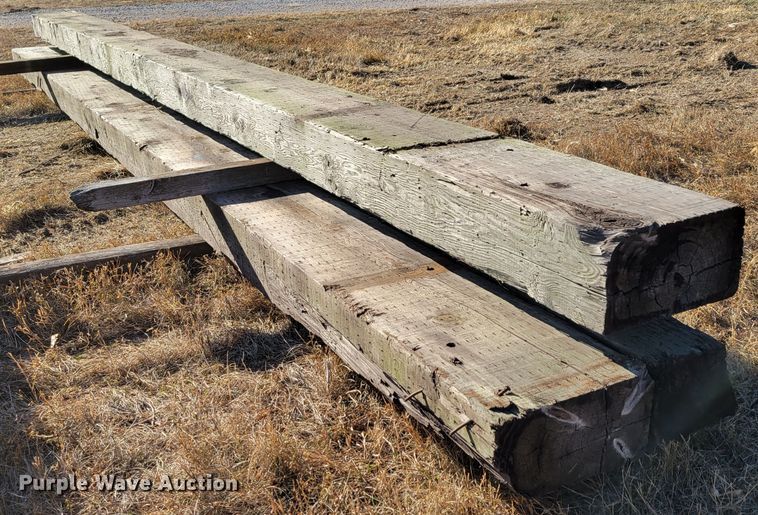 image for item LY9823 (3) bridge timbers