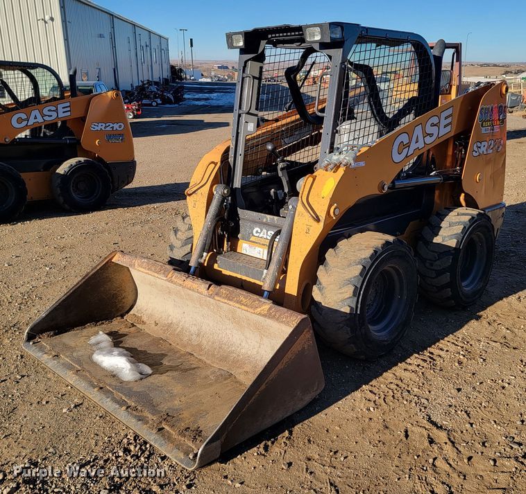 2018 Case SR210 skid steer loader in Pierre, SD Item ME9546 sold