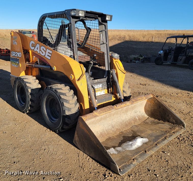 image for item ME9546 2018 Case SR210  skid steer loader