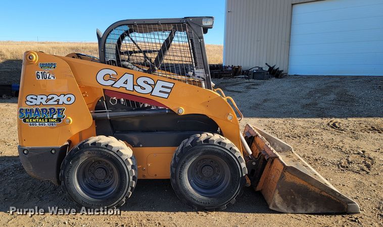 image for item ME9546 2018 Case SR210  skid steer loader