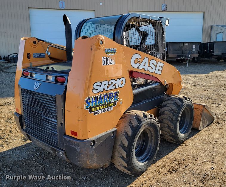 image for item ME9546 2018 Case SR210  skid steer loader