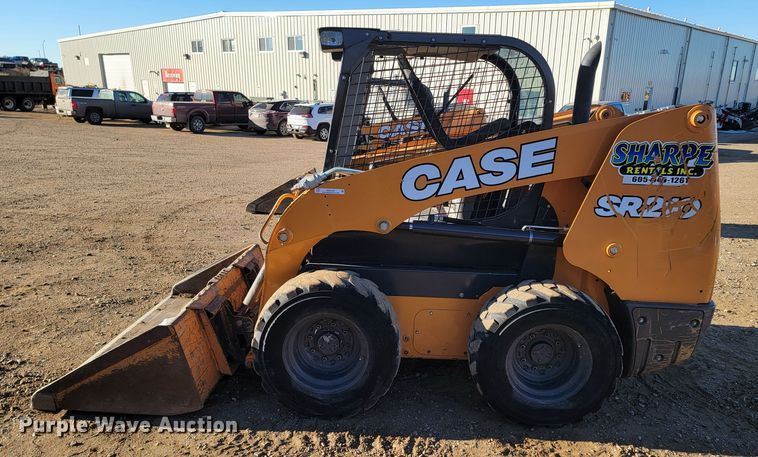image for item ME9546 2018 Case SR210  skid steer loader