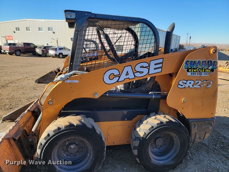 image for item ME9546 2018 Case SR210  skid steer loader