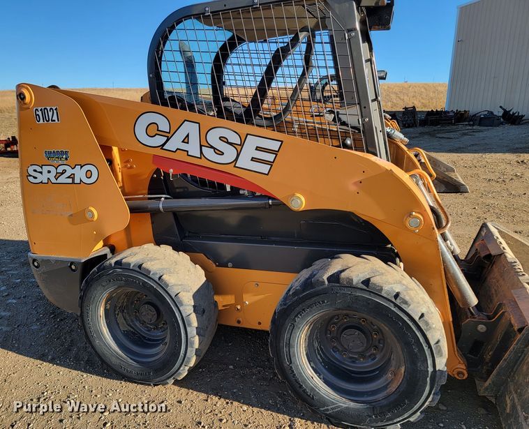 image for item ME9547 2018 Case SR210  skid steer loader