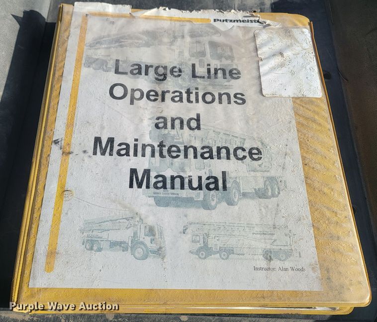 image for item ME9573 2008 Mack MRU concrete pump truck