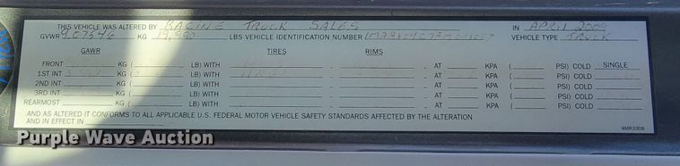 image for item ME9573 2008 Mack MRU concrete pump truck