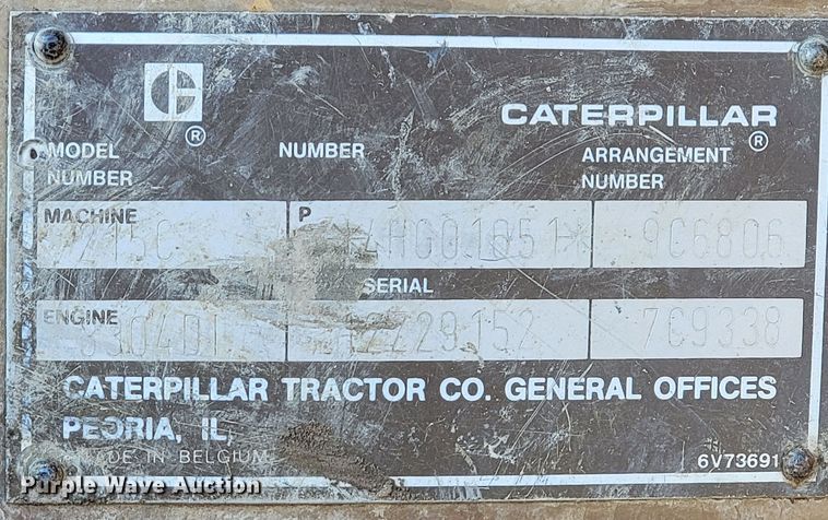image for item ME9577 1988 Caterpillar 215C LC  excavator