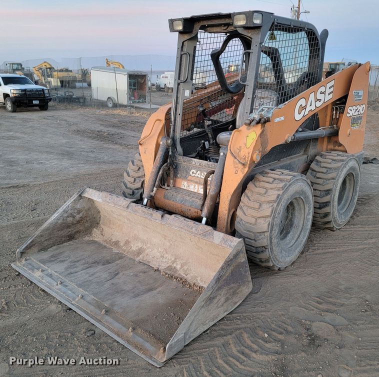 image for item ME9586 2018 Case SR210  skid steer loader