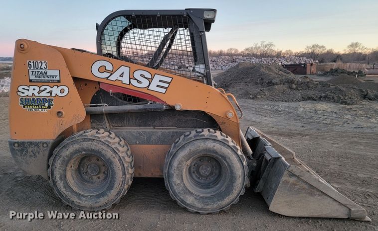 image for item ME9586 2018 Case SR210  skid steer loader