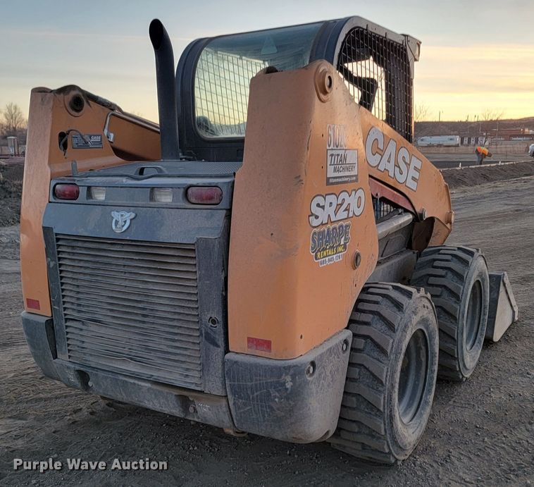 image for item ME9586 2018 Case SR210  skid steer loader