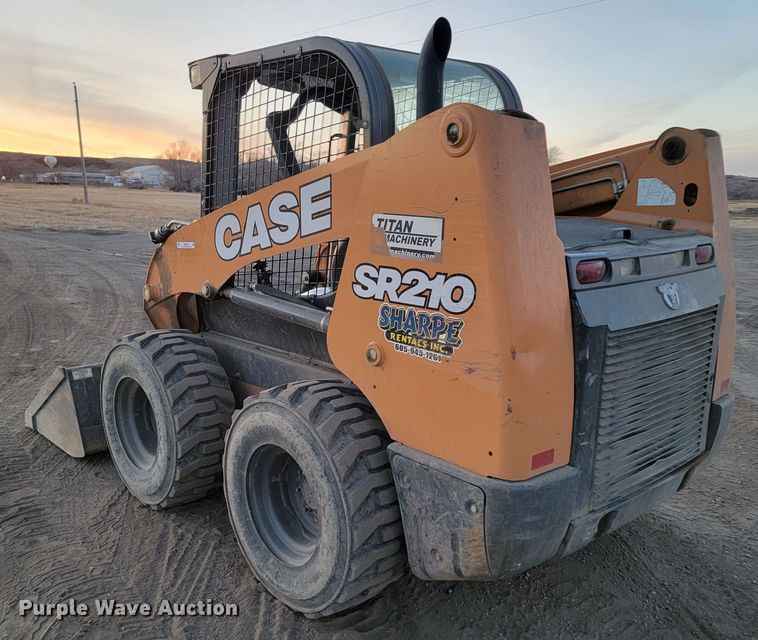 image for item ME9586 2018 Case SR210  skid steer loader