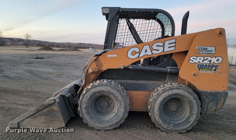 image for item ME9586 2018 Case SR210  skid steer loader