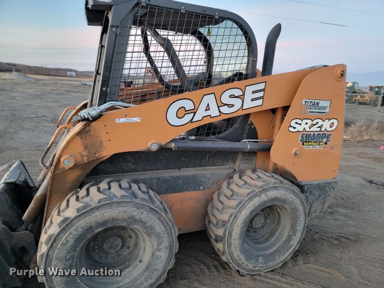image for item ME9586 2018 Case SR210  skid steer loader