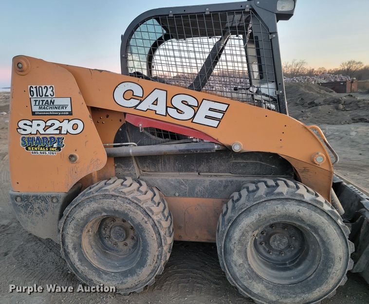 image for item ME9586 2018 Case SR210  skid steer loader