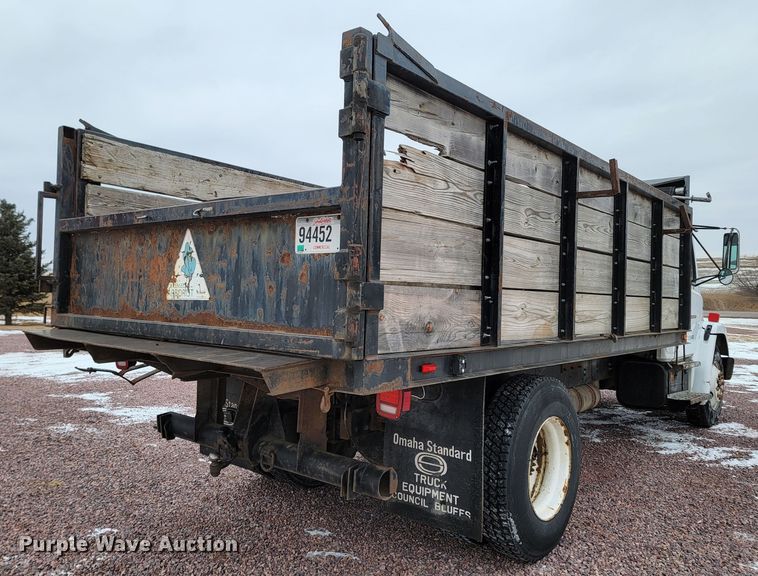 image for item ME9619 1998 Freightliner FL70  dump flatbed truck