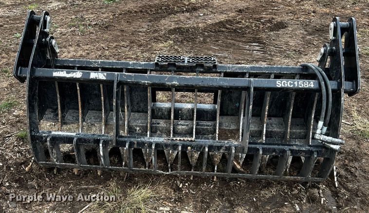 image for item MF9781 Land Pride SGC1584  skid steer grapple bucket