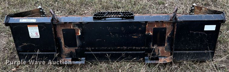 image for item MF9784 80"W skid steer bucket