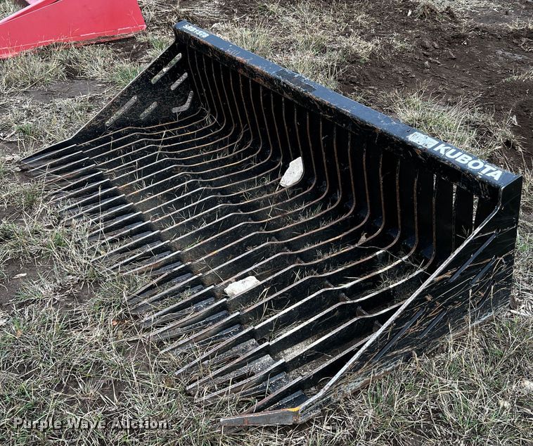 image for item MF9785 Kubota SRB1578  skid steer rock bucket