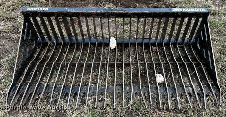 image for item MF9785 Kubota SRB1578  skid steer rock bucket