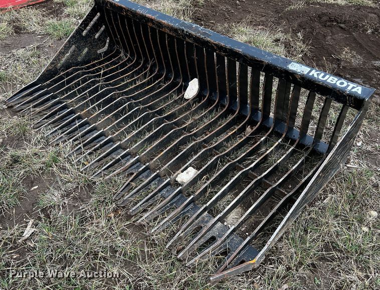 image for item MF9785 Kubota SRB1578  skid steer rock bucket