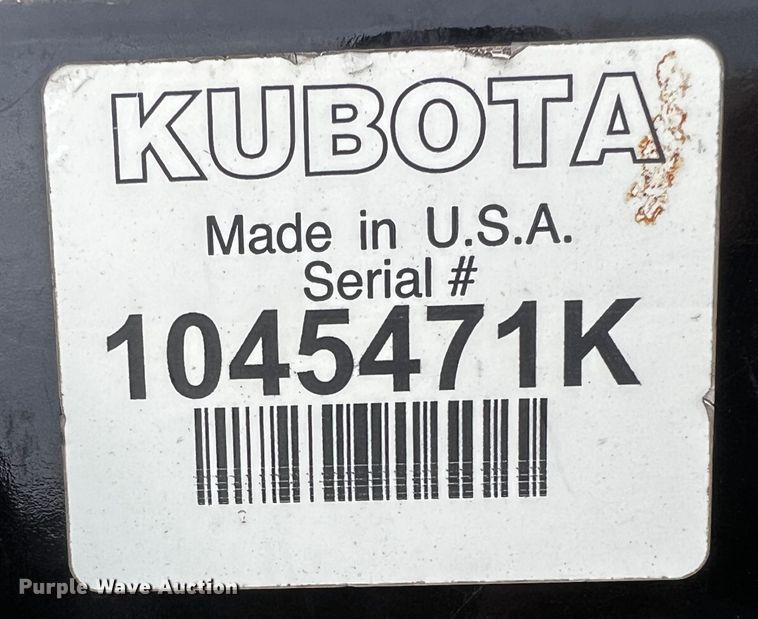 image for item MF9785 Kubota SRB1578  skid steer rock bucket