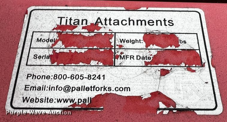 image for item MF9786 Titan  84"W skid steer land leveler