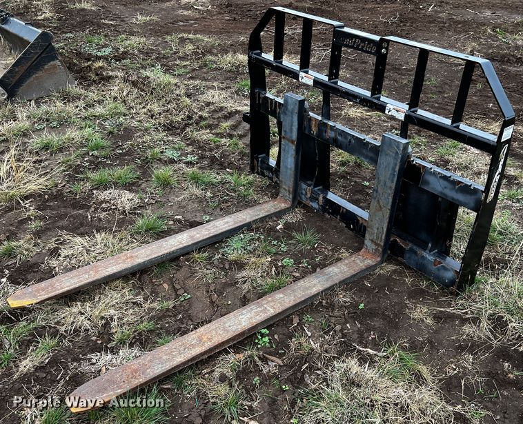 image for item MF9787 Land Pride PFL6460  skid steer forks