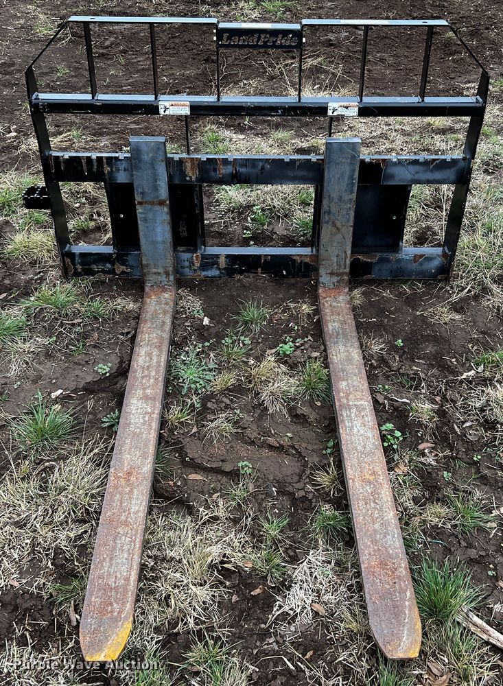 image for item MF9787 Land Pride PFL6460  skid steer forks