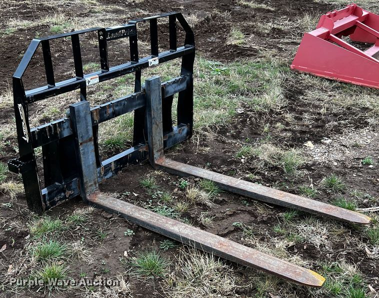 image for item MF9787 Land Pride PFL6460  skid steer forks