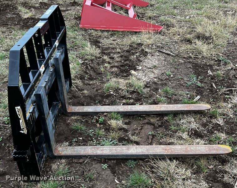 image for item MF9787 Land Pride PFL6460  skid steer forks